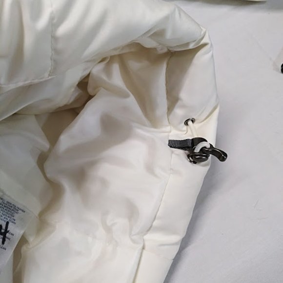 Lands End Cream Color Puffer Ski Coat Size 2P - Picture 5 of 9